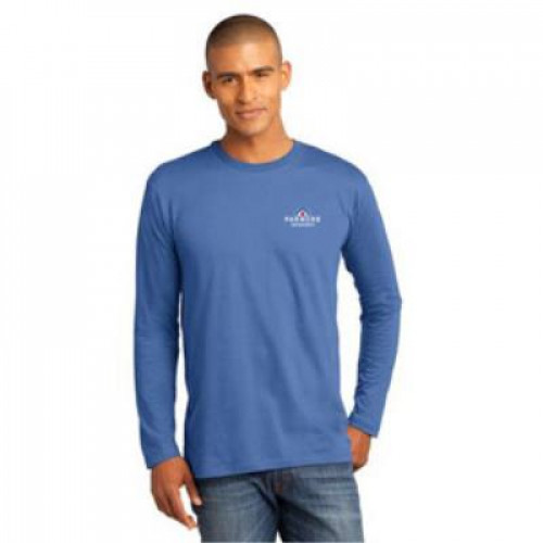 Men's Blue Long Sleeve Tee