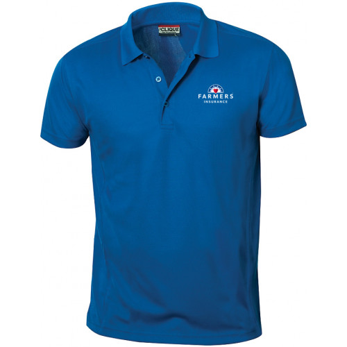Men's Royal Blue Pique Polo