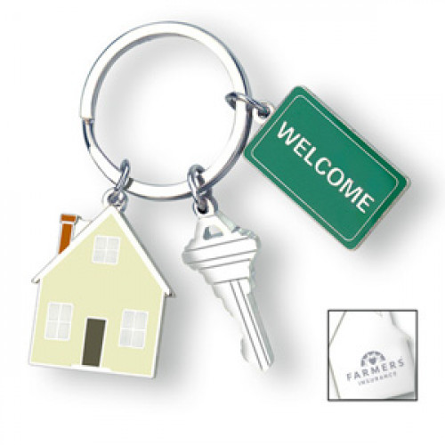 House Charm Key Chain