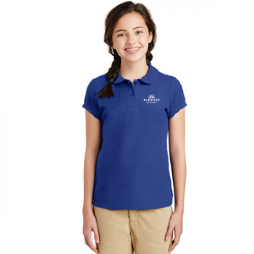 Girls Peter Pan Collar Polo - CLOSEOUT