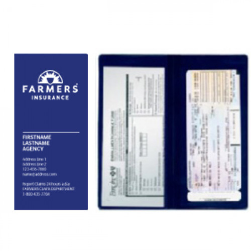 Custom 9 1/2" x 4 1/2" Policy Holder (Pack of 50) - MADE IN THE USA