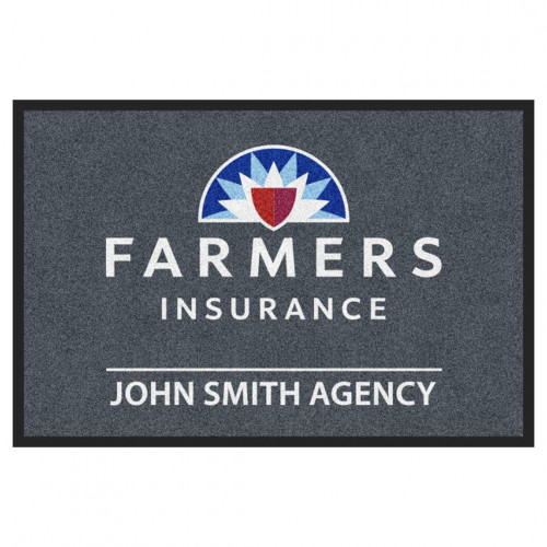 Custom 2x3 Floor Mat with Agency Name
