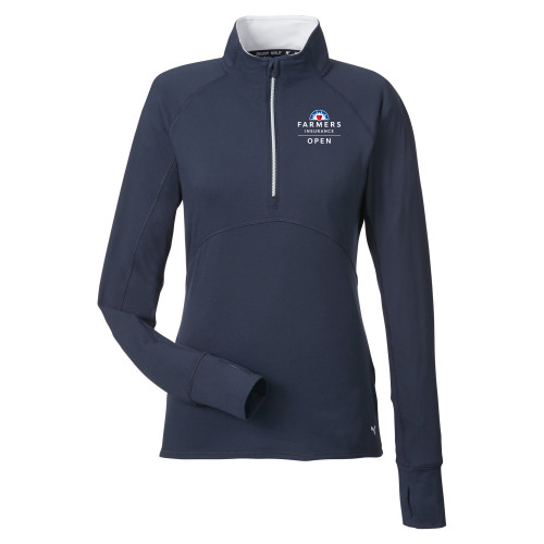 Farmers Open Puma Golf Women's Golf Quarter-Zip - CLOSEOUT