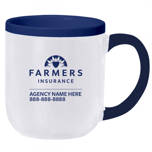 Custom 17oz Color Block Mug