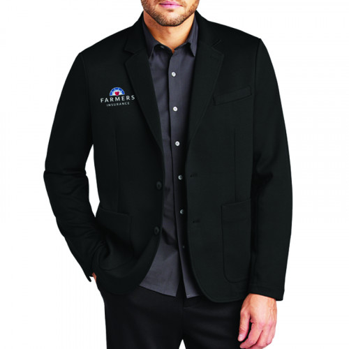 Men's Relaxed Knit Blazer